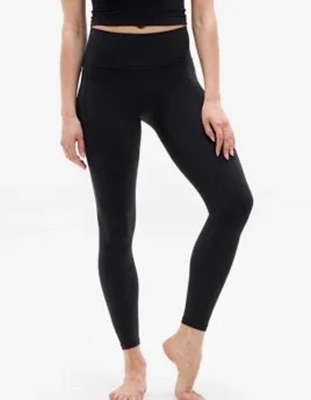 Athleta Transcend Stash Tight w/Pockets Women’s M Black 533676 EUC